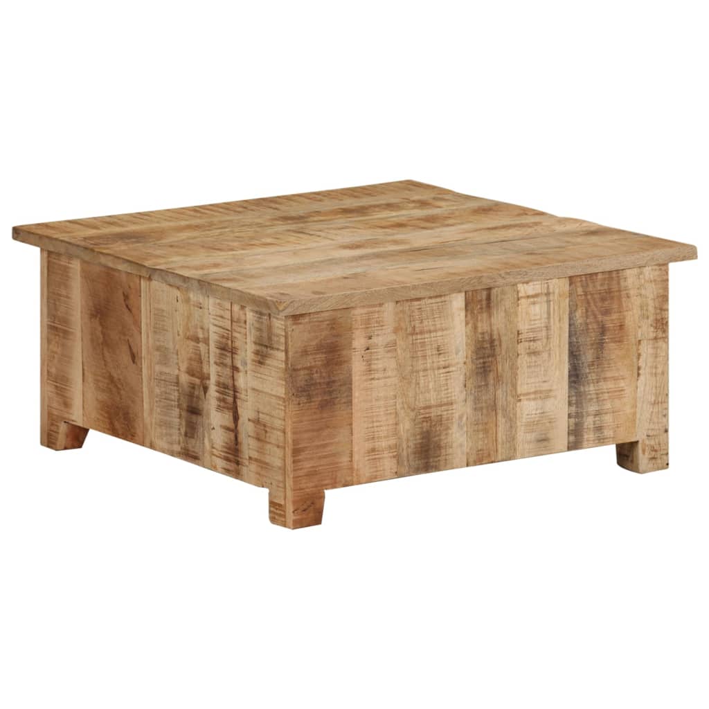Coffee table, 67x67x30 cm, solid mango wood