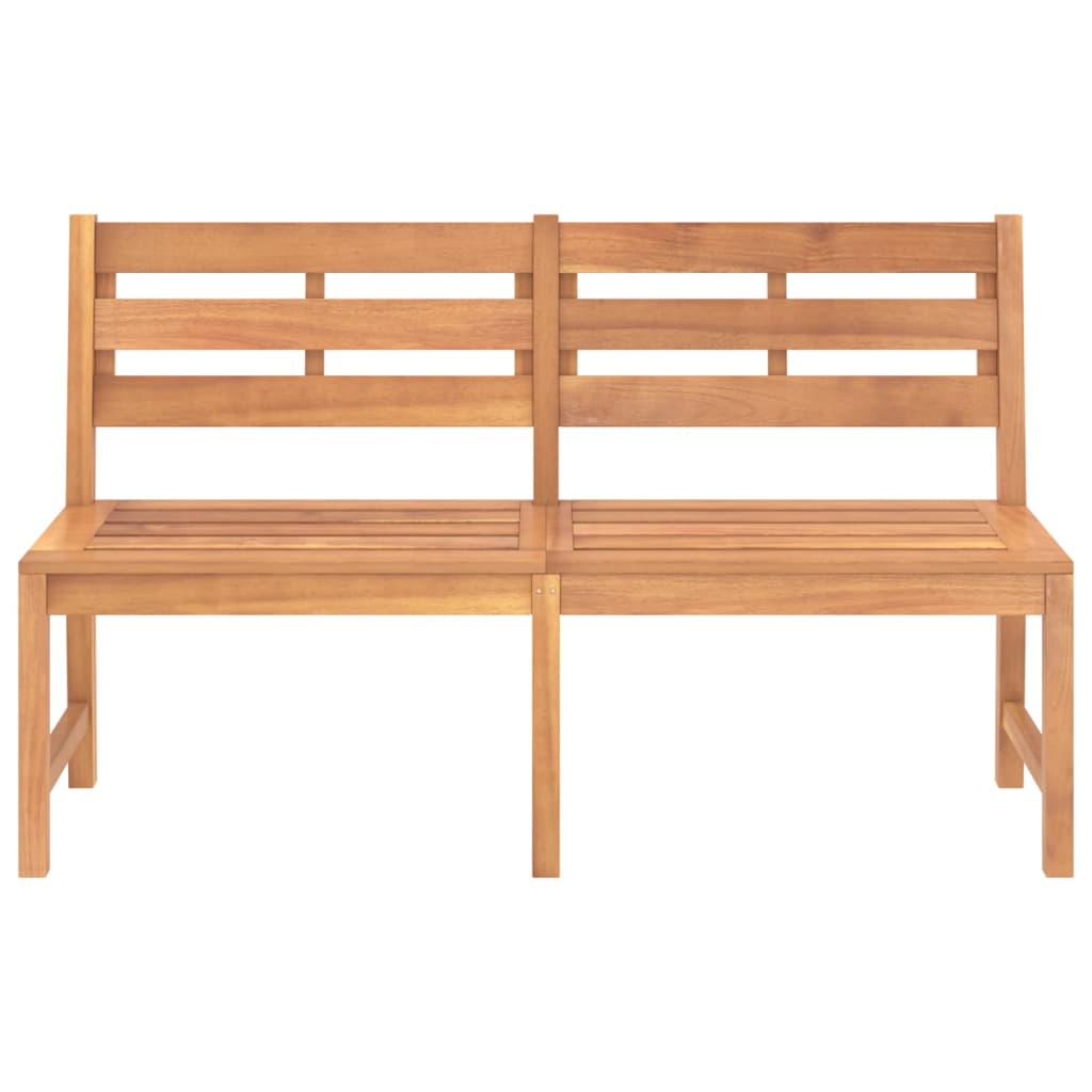 Bancă de grădină, 150 cm, lemn masiv de tec