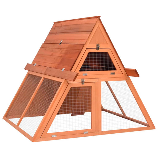 Rabbit cage, 152x127x109.5 cm, solid fir wood