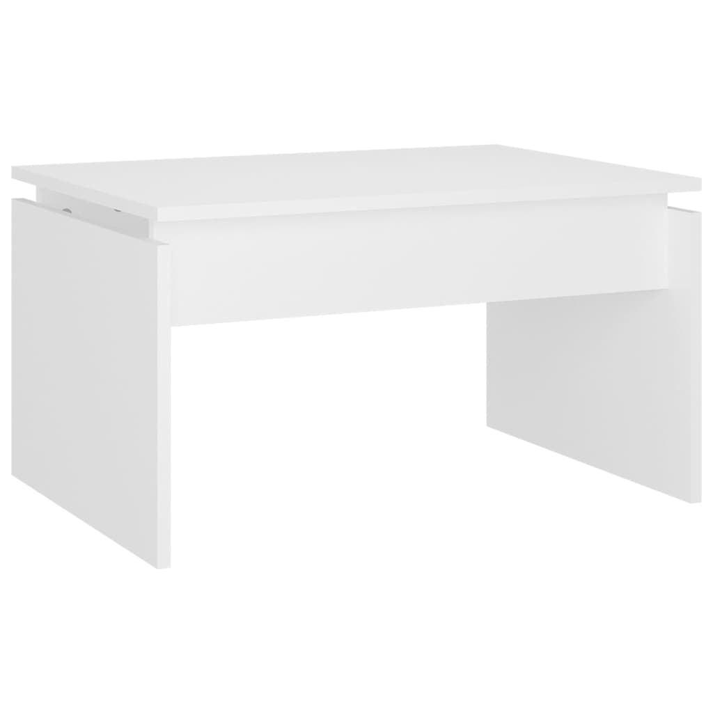 Coffee table, white, 68x50x38 cm, chipboard