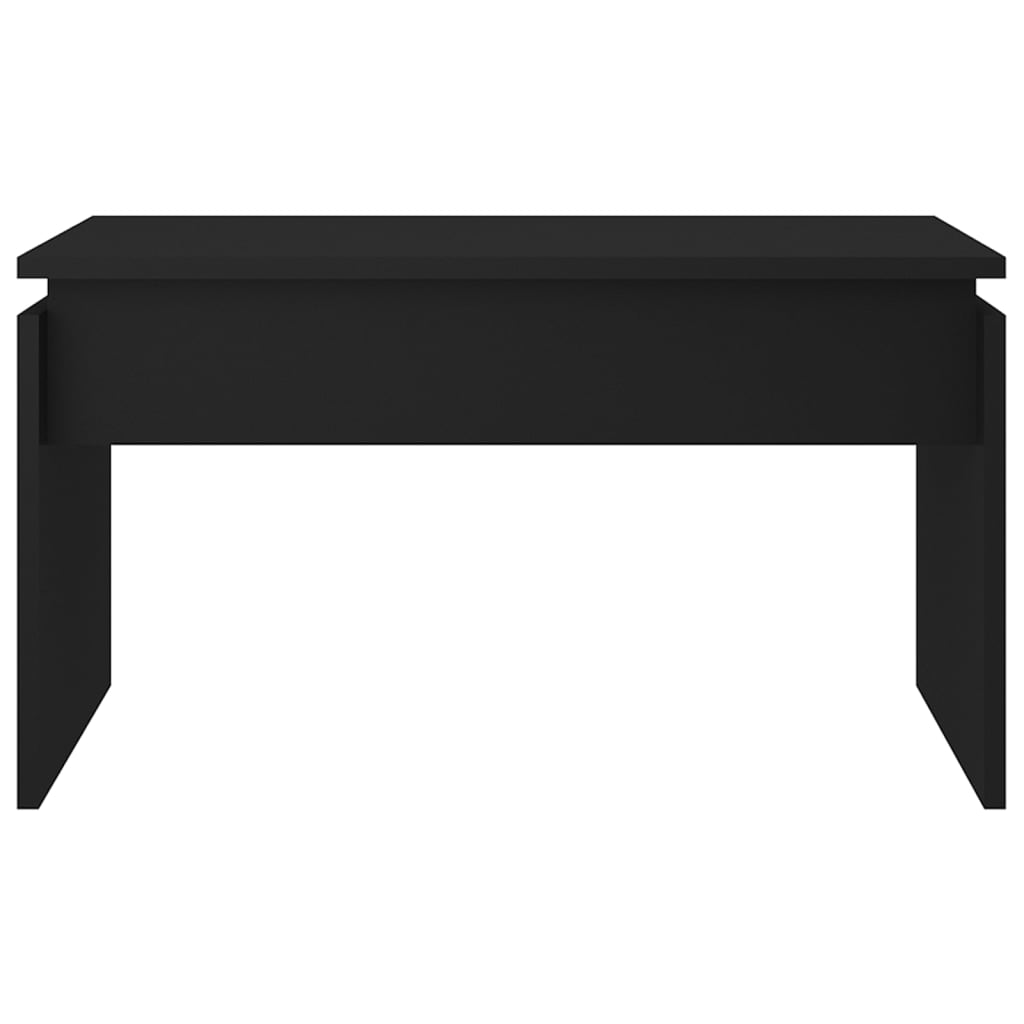 Coffee table, black, 68x50x38 cm, chipboard
