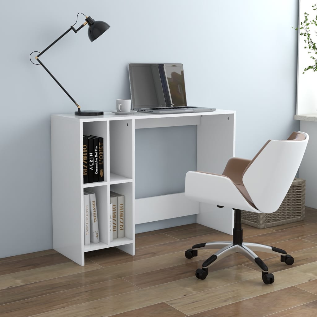 Notebook desk, white, 102.5x35x75 cm, chipboard