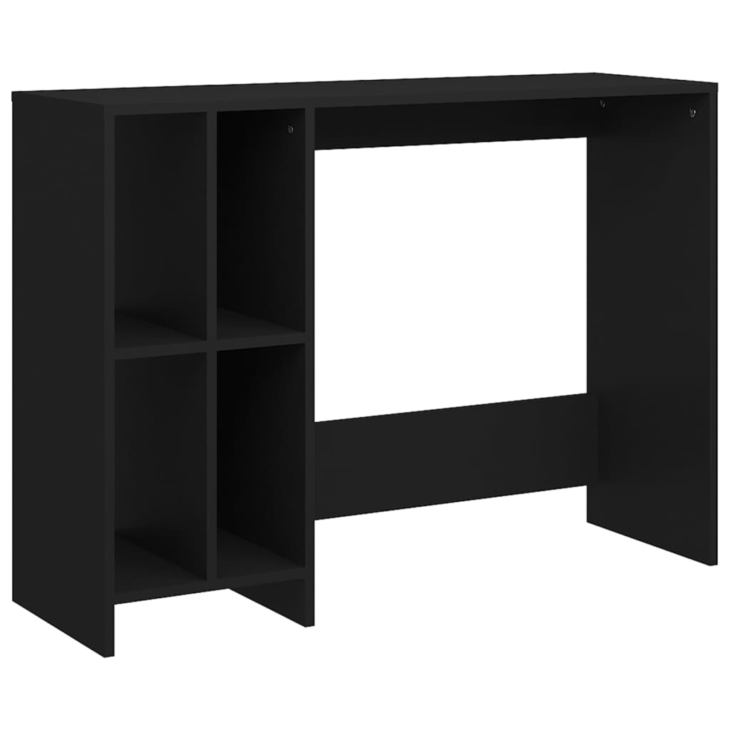 Notebook desk, black, 102.5x35x75 cm, chipboard