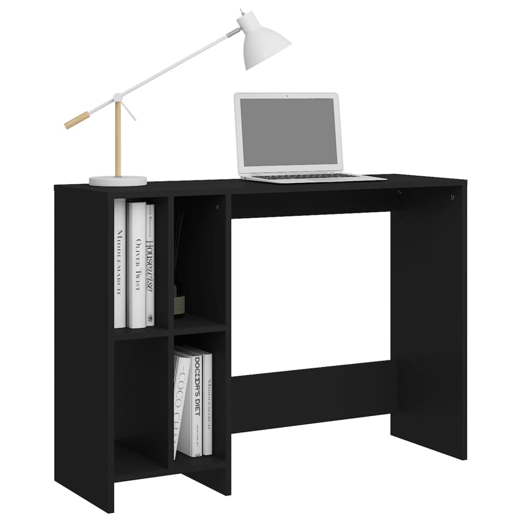 Notebook desk, black, 102.5x35x75 cm, chipboard