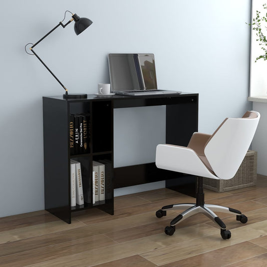 Notebook desk, black, 102.5x35x75 cm, chipboard