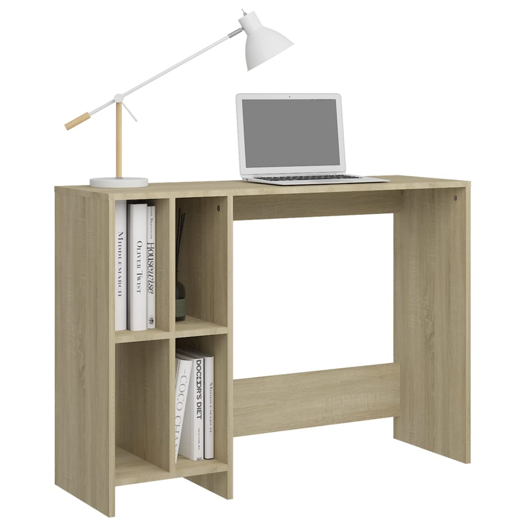 Notebook desk, sonoma oak, 102.5x35x75 cm, chipboard