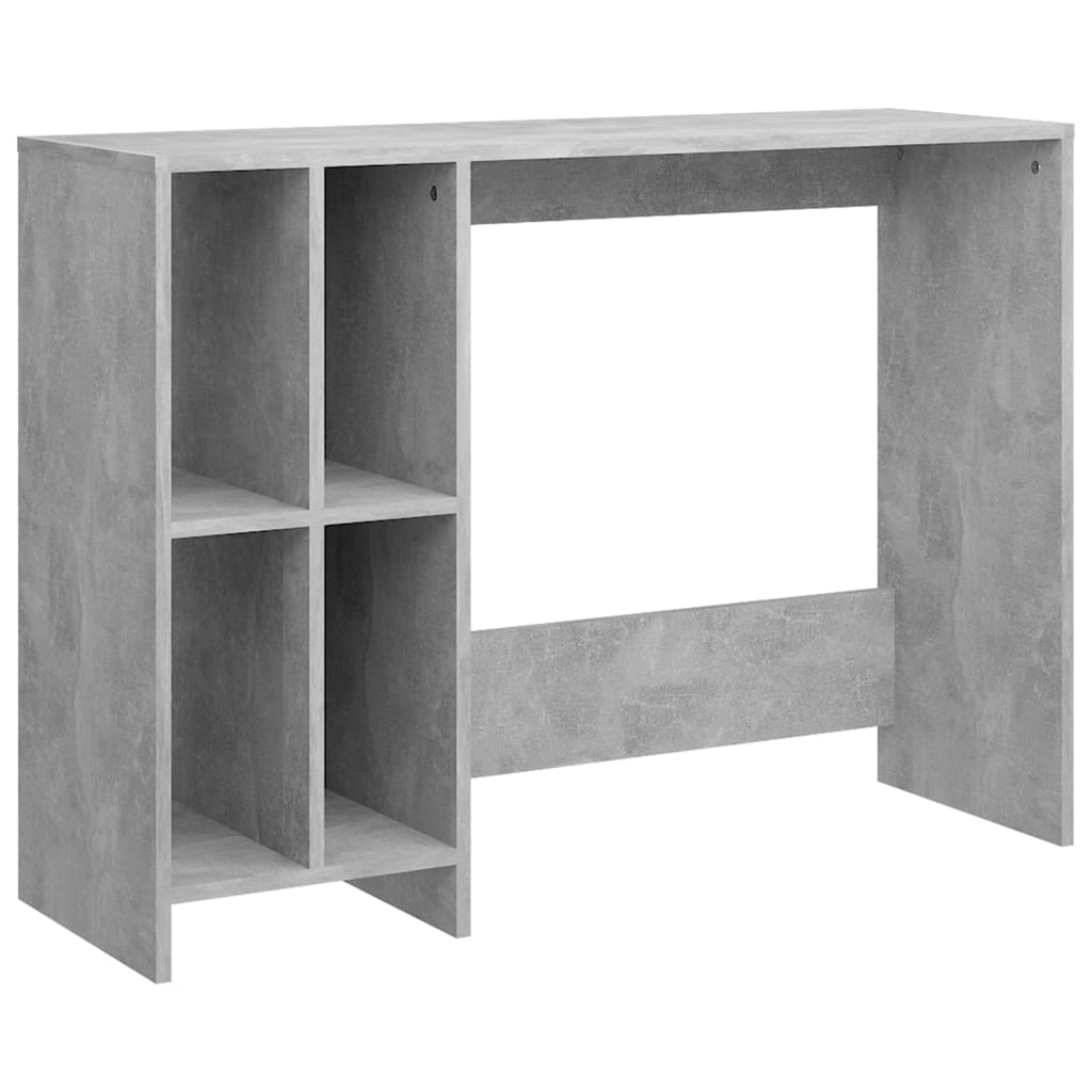 Notebook desk, concrete gray, 102.5x35x75 cm, chipboard