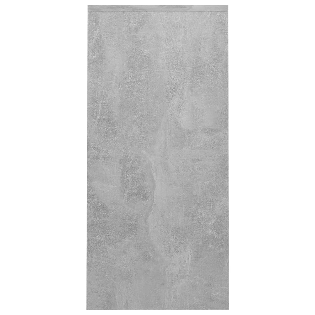 Notebook desk, concrete gray, 102.5x35x75 cm, chipboard