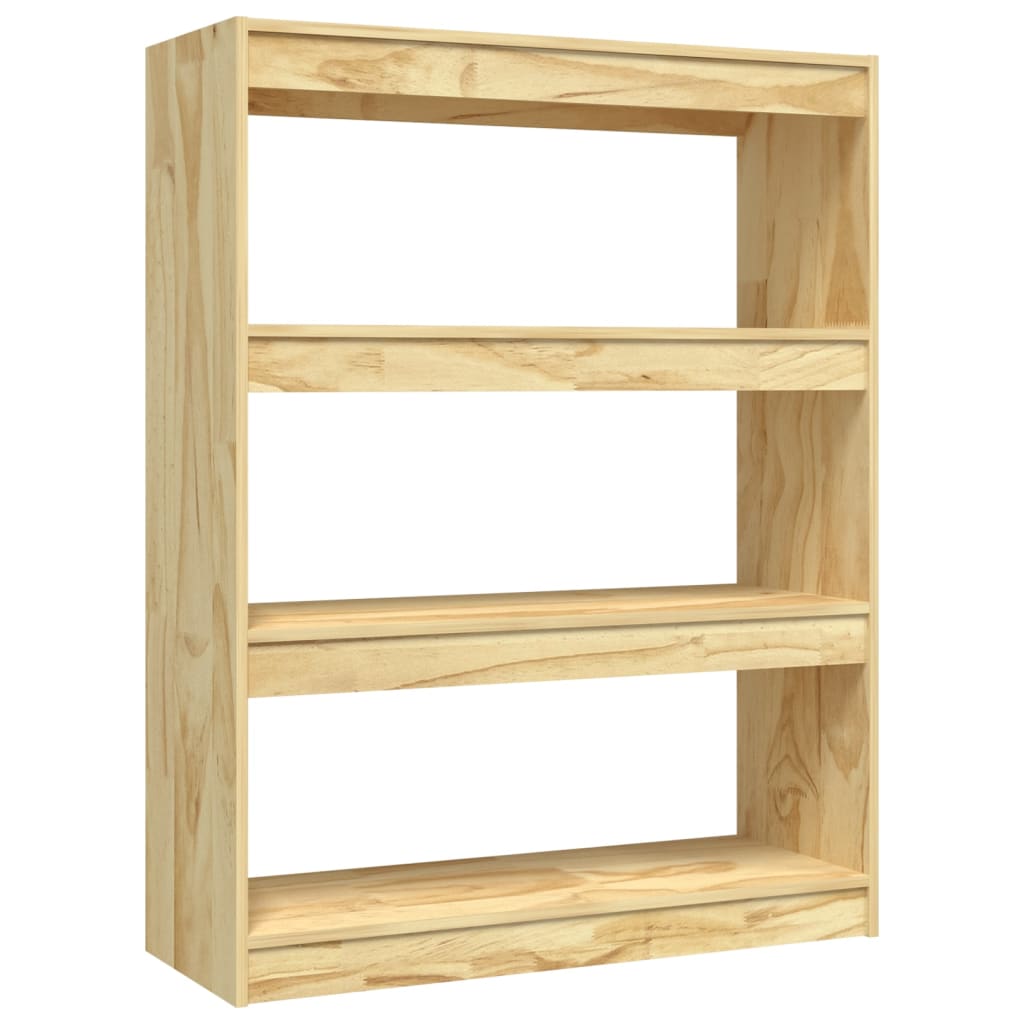 Bookcase/Room divider, 100x30x103 cm, solid pine wood