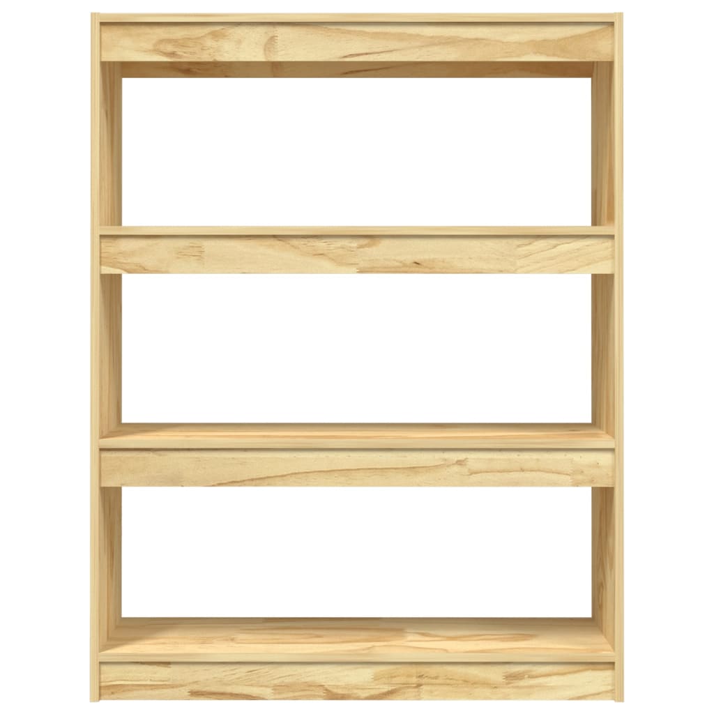 Bookcase/Room divider, 100x30x103 cm, solid pine wood