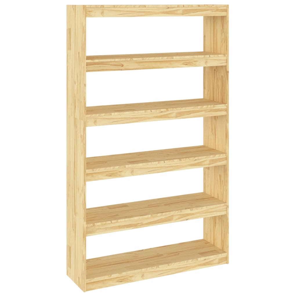 Bibliotecă/Separator cameră, 100x30x167,5 cm, lemn masiv pin