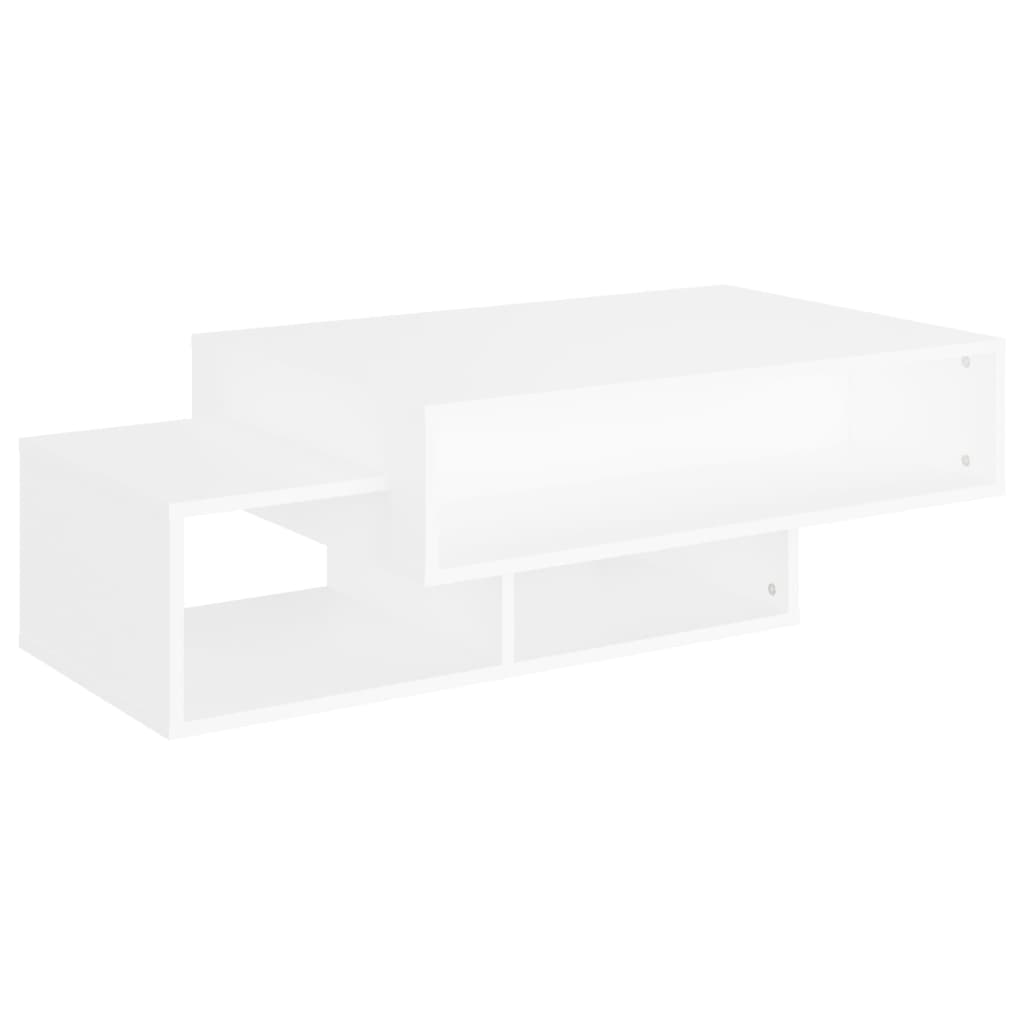 Coffee table, white, 105x55x32 cm, chipboard
