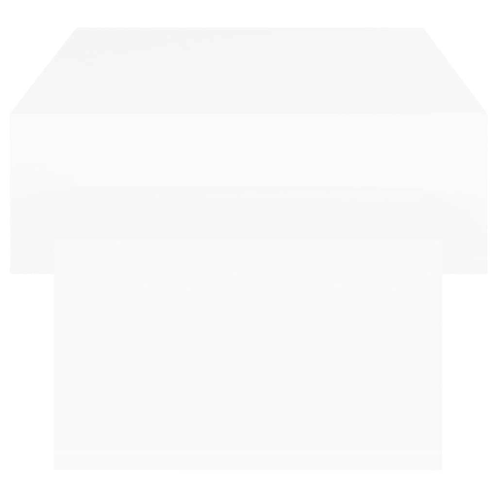 Coffee table, white, 105x55x32 cm, chipboard