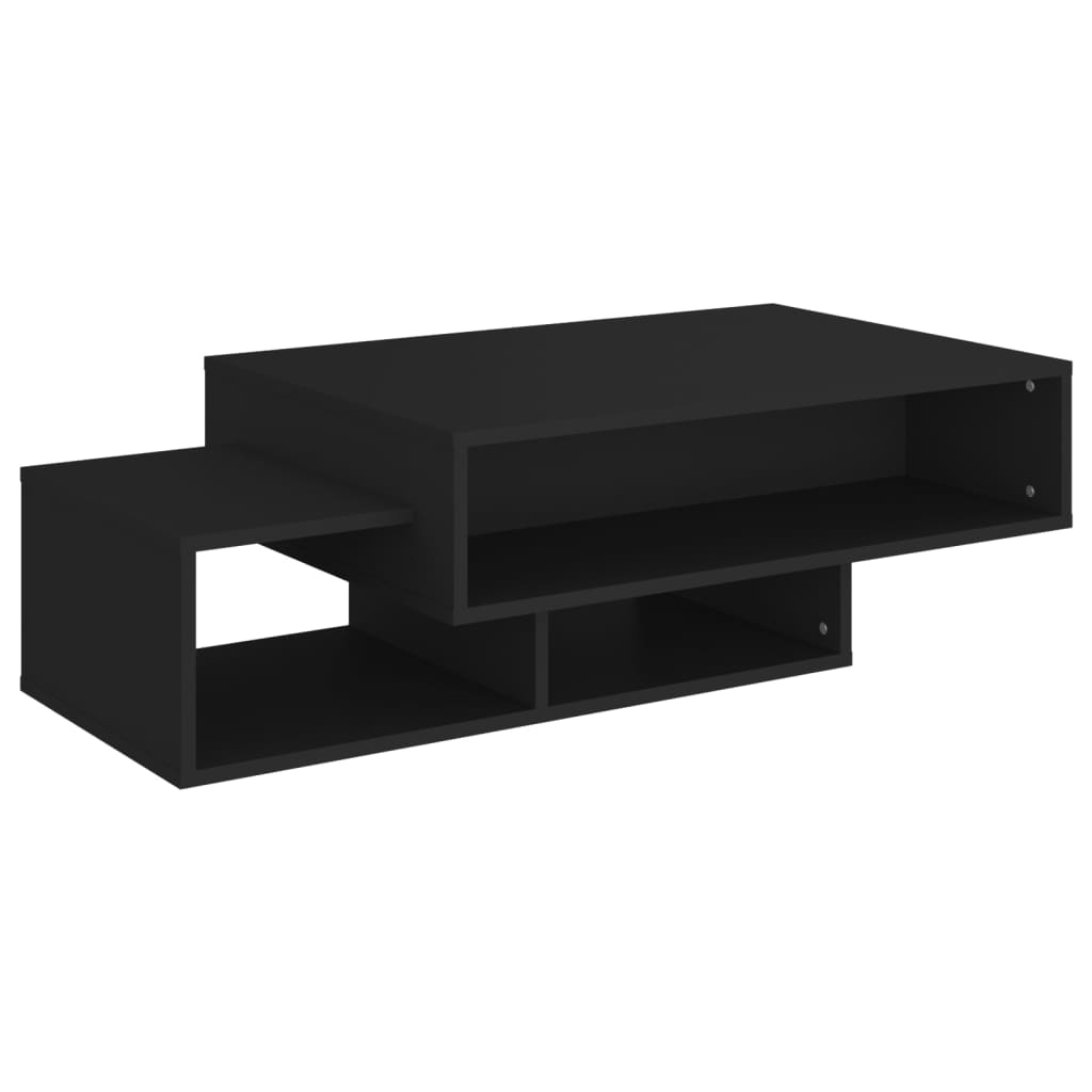 Coffee table, black, 105x55x32 cm, chipboard