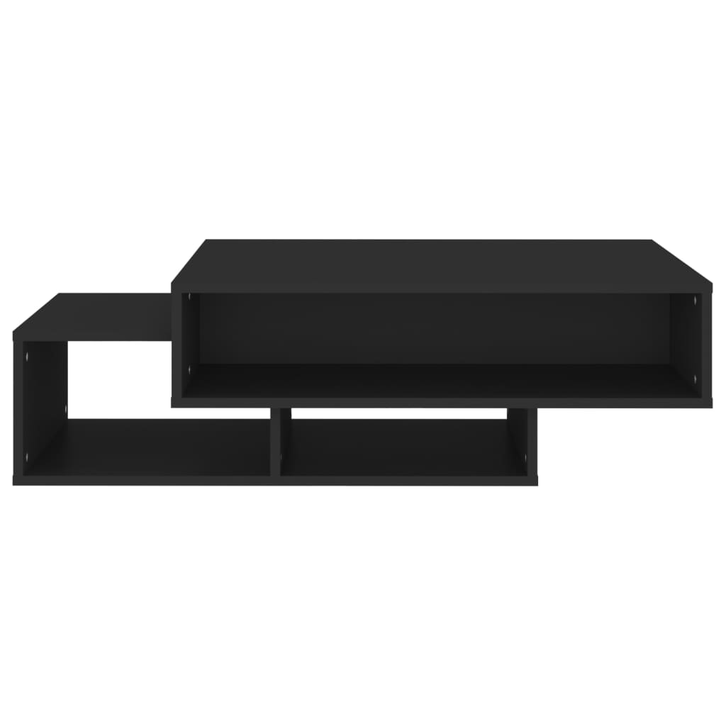 Coffee table, black, 105x55x32 cm, chipboard