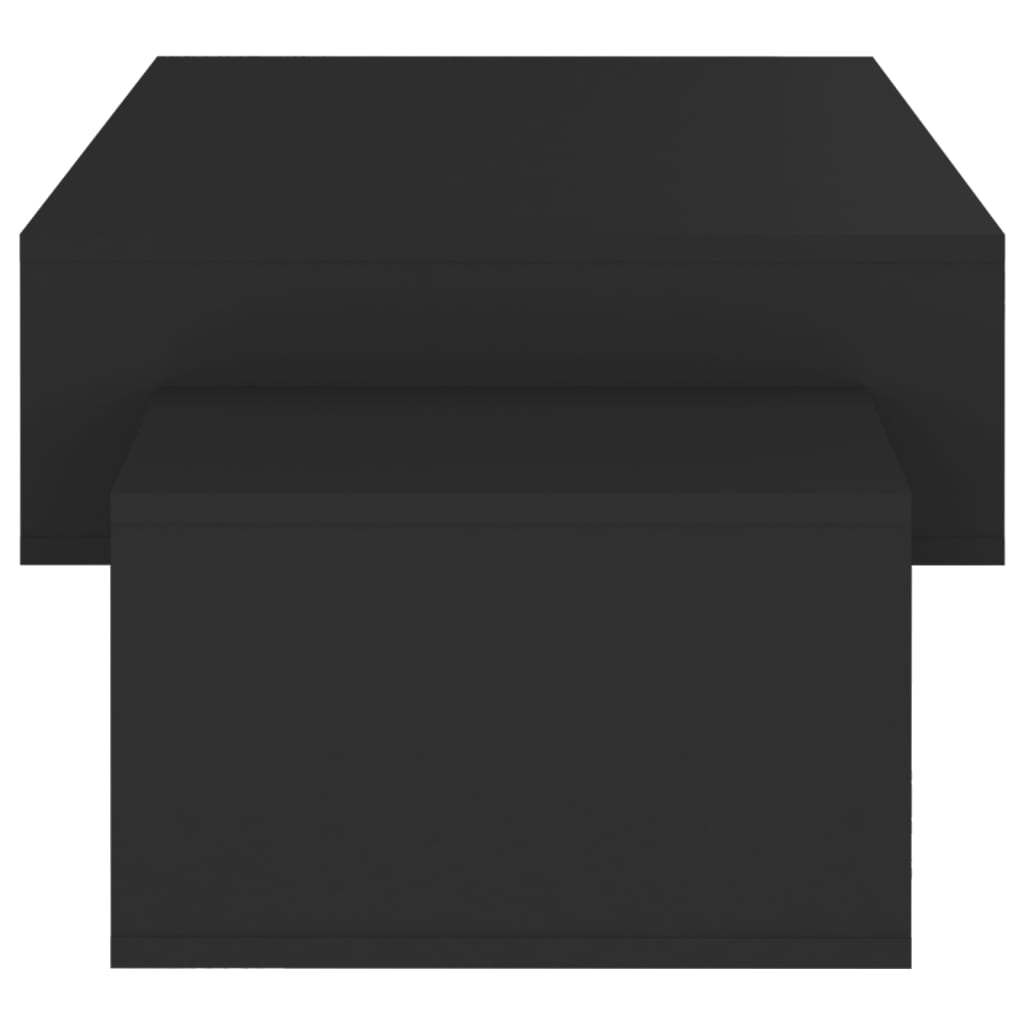 Coffee table, black, 105x55x32 cm, chipboard