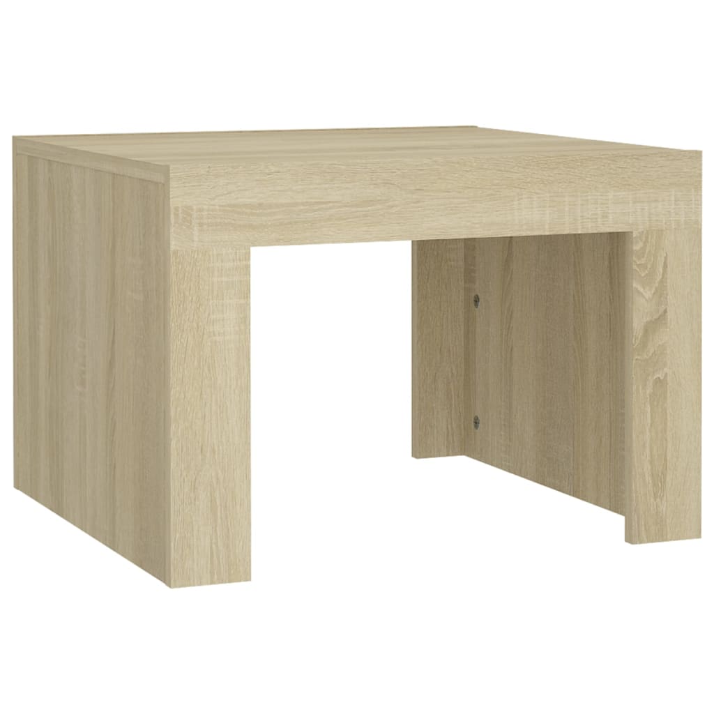 Coffee table, sonoma oak, 50x50x35 cm, chipboard