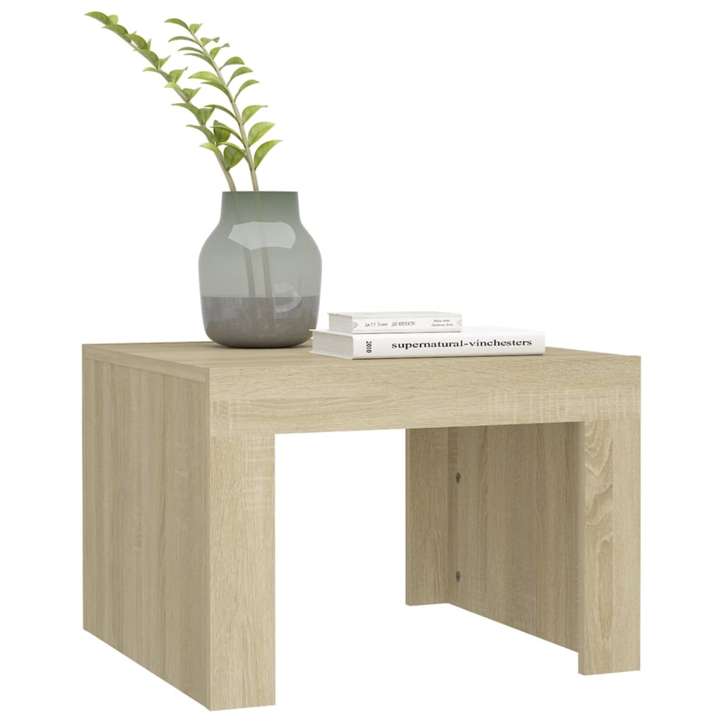 Coffee table, sonoma oak, 50x50x35 cm, chipboard