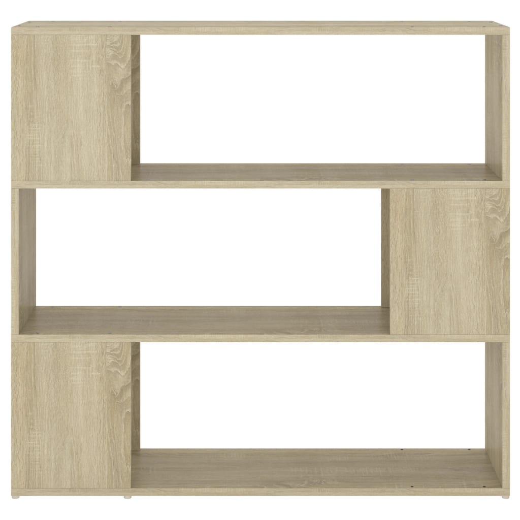 Bibliotecă/Separator cameră, stejar sonoma, 100x24x94 cm