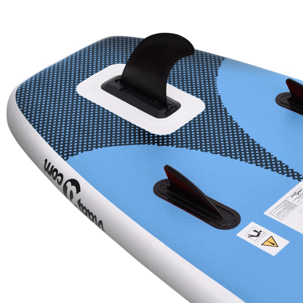 Inflatable paddleboard set, blue, 330x76x10 cm