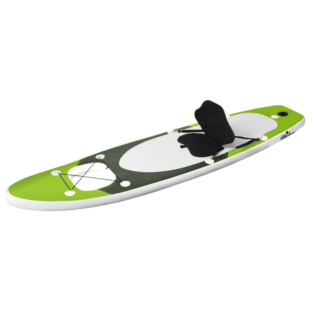 Inflatable SUP board set, green, 360x81x10 cm