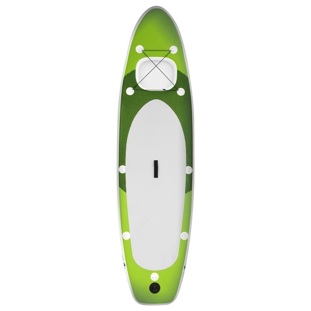 Inflatable SUP board set, green, 360x81x10 cm