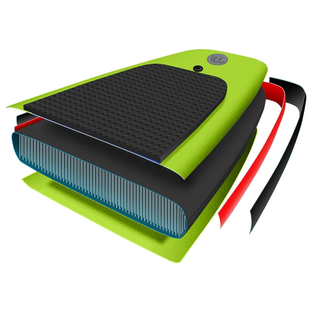 Inflatable SUP board set, green, 360x81x10 cm