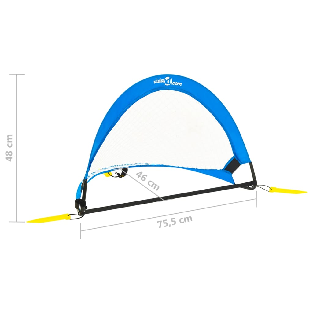 Children's soccer goal 2 pcs. storage bag 75.5x46x48 cm