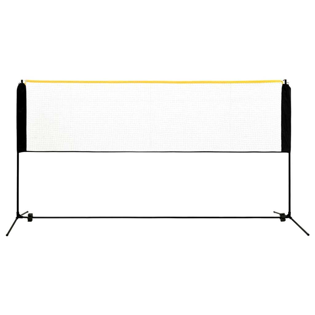 Adjustable badminton net, 300x103x94-158 cm, metal