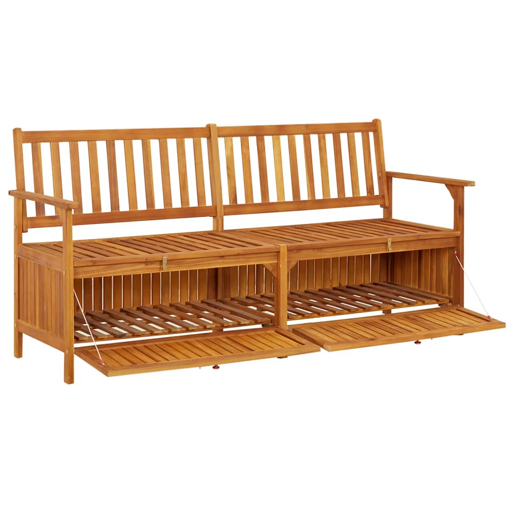 Bancă de depozitare , 170 cm, lemn masiv de acacia