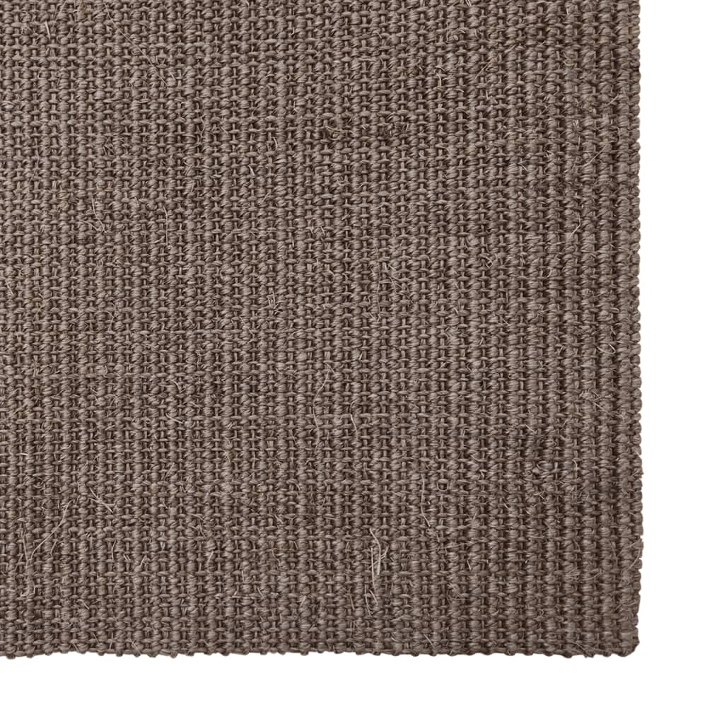 Natural sisal carpet, brown, 66x200 cm