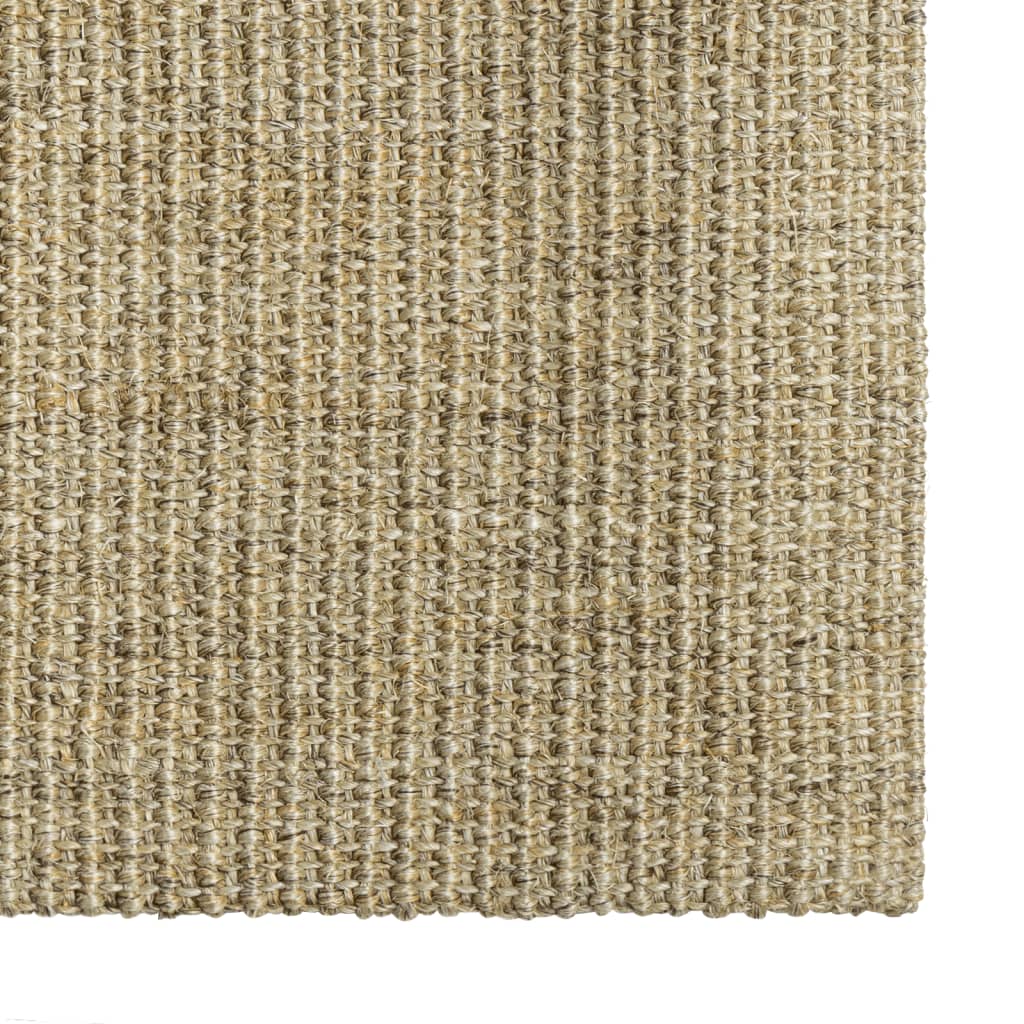 Natural sisal carpet, green, 66x300 cm