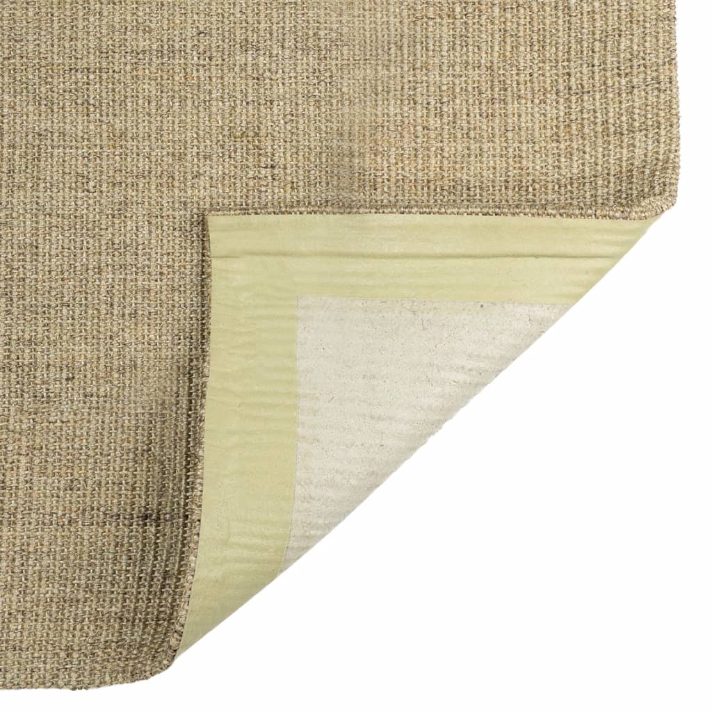 Natural sisal carpet, green, 66x300 cm
