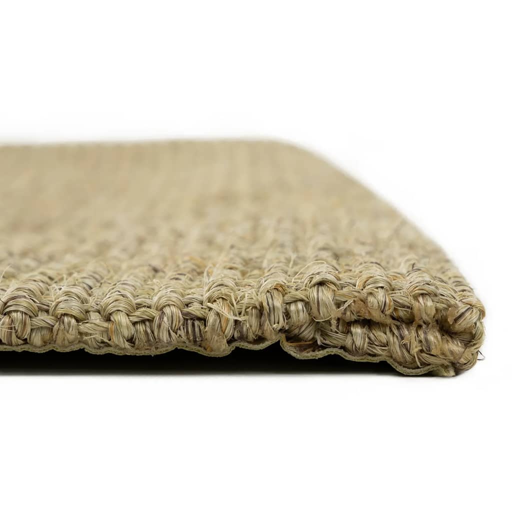 Natural sisal carpet, green, 66x300 cm