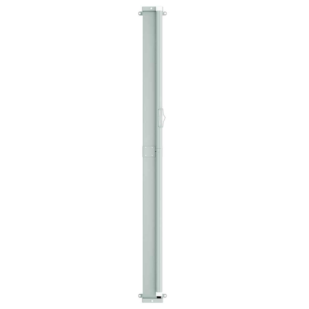 Copertină laterală retractabilă de terasă, roșu, 180x600 cm