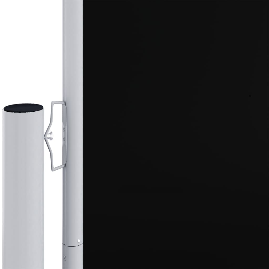 Copertină laterală retractabilă, negru, 180x600 cm