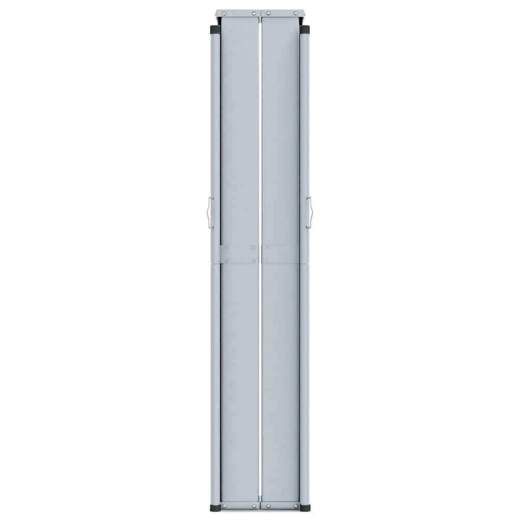 Copertină laterală retractabilă, maro, 220x600 cm