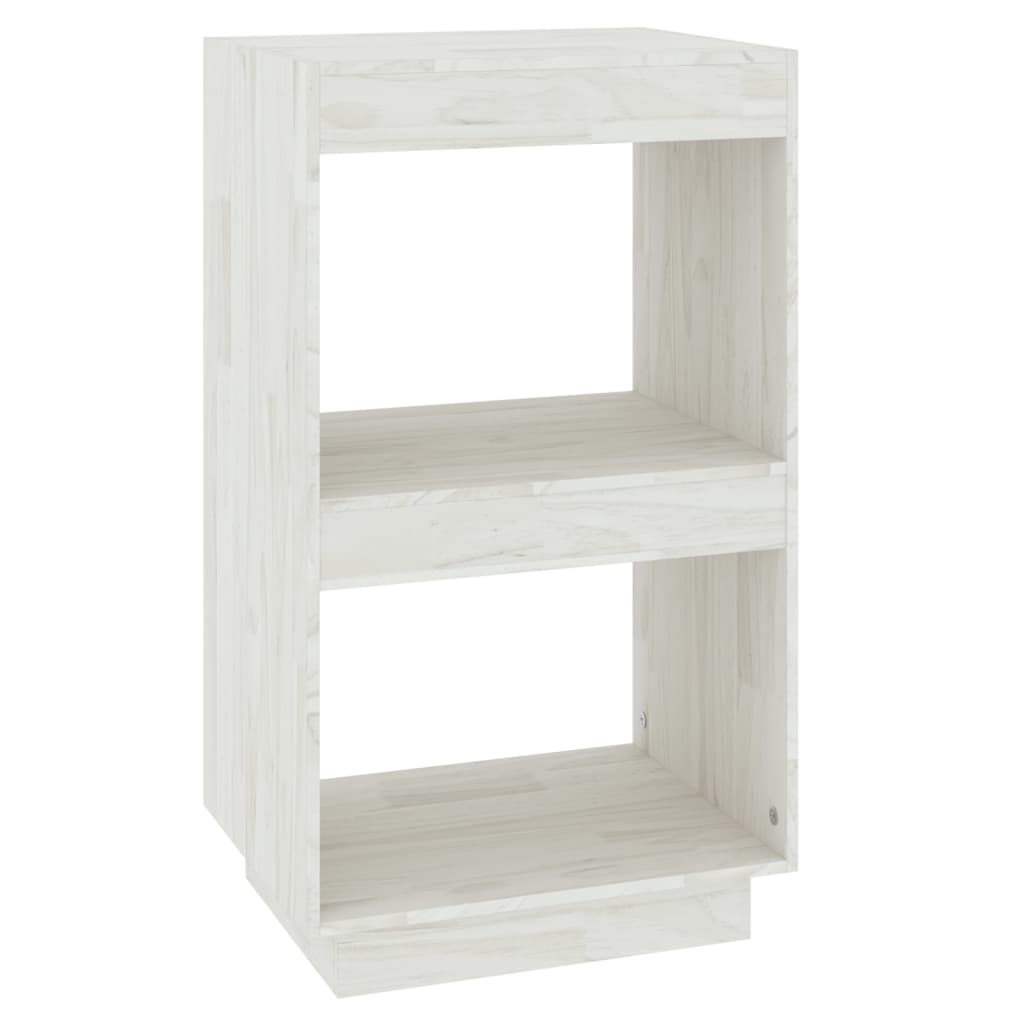 Bookcase, white, 40x30x71 cm, solid pine wood