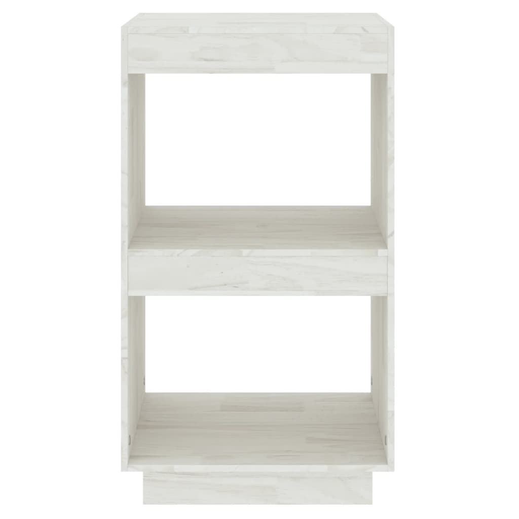 Bookcase, white, 40x30x71 cm, solid pine wood