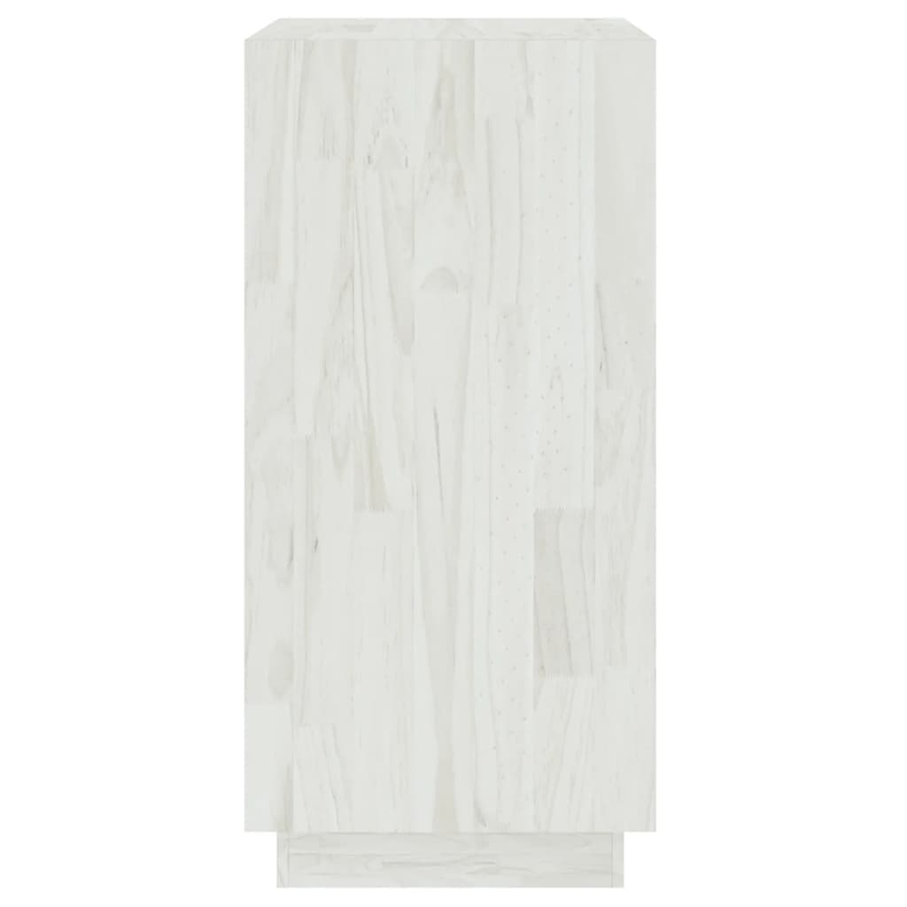 Bookcase, white, 40x30x71 cm, solid pine wood