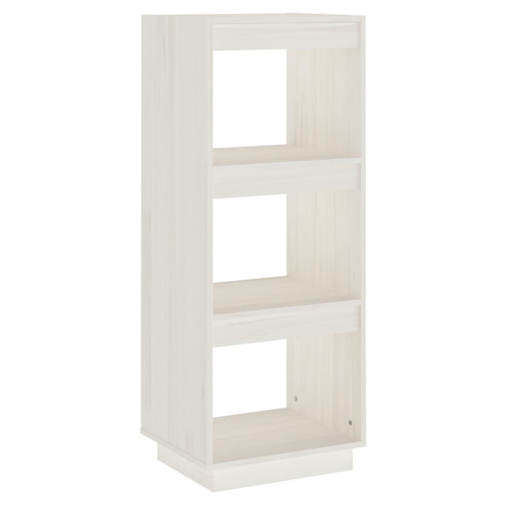 Bookcase/Room divider, white, 40x35x103 cm, solid pine wood
