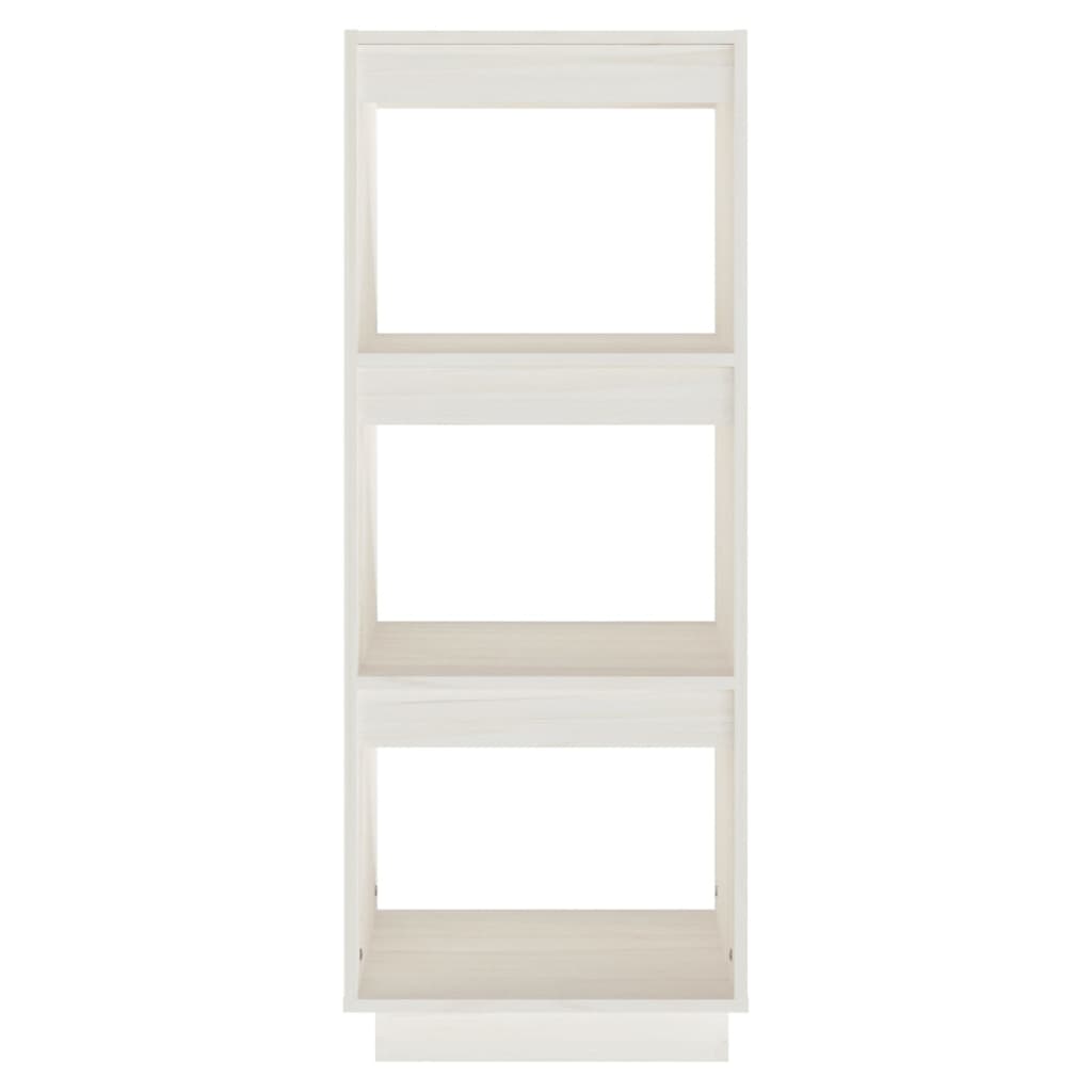 Bookcase/Room divider, white, 40x35x103 cm, solid pine wood
