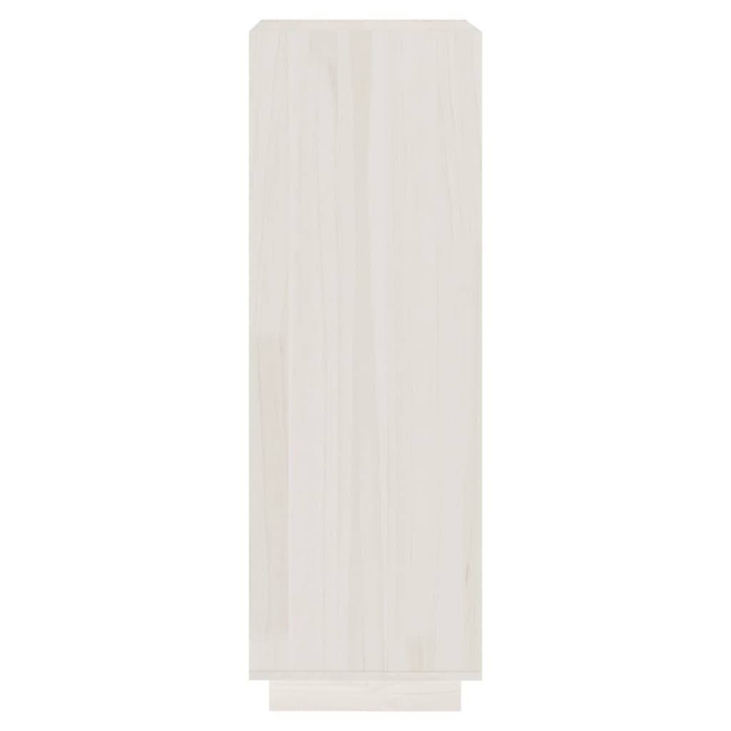 Bookcase/Room divider, white, 40x35x103 cm, solid pine wood