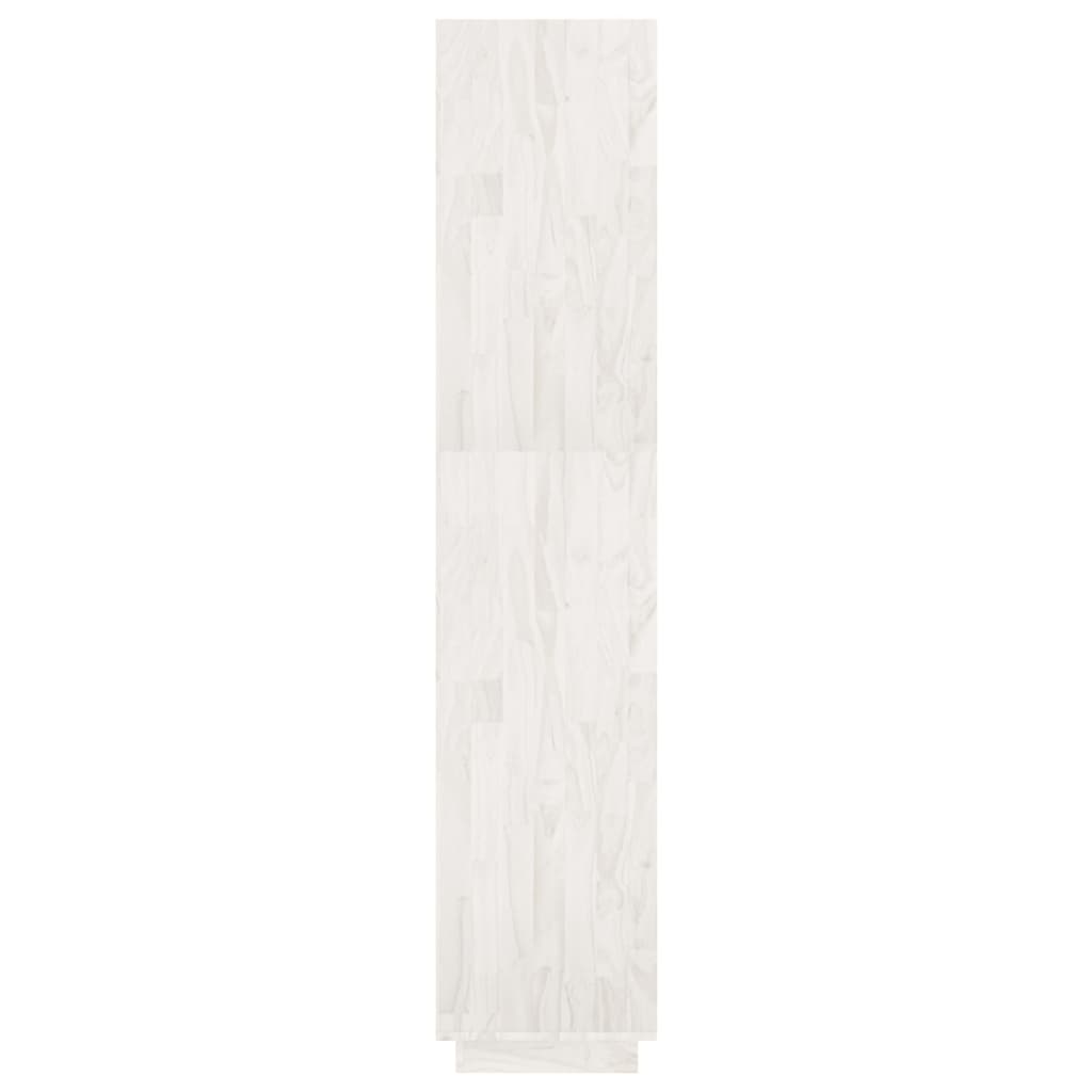 Bookcase/Room divider, white, 60x35x167 cm, solid pine wood