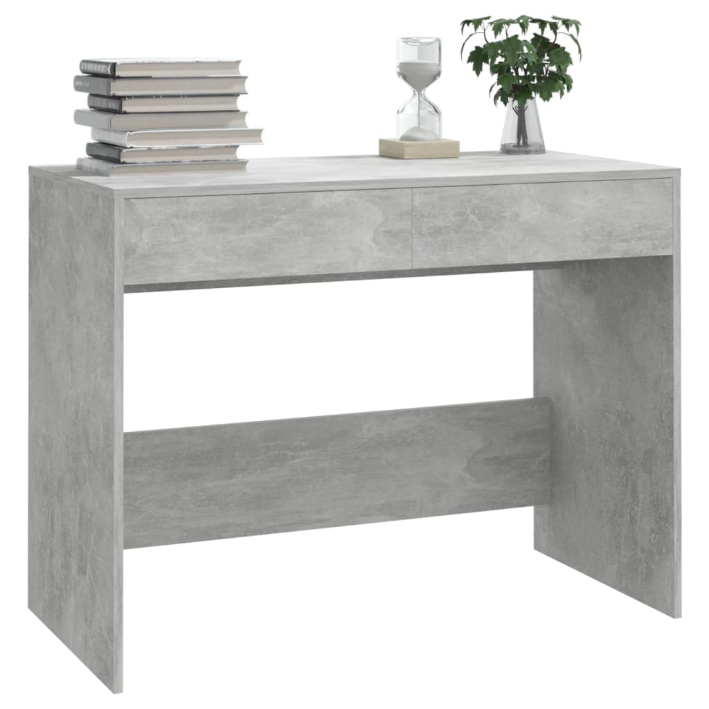 Desk, concrete grey, 101 x 50 x 76.5 cm, chipboard