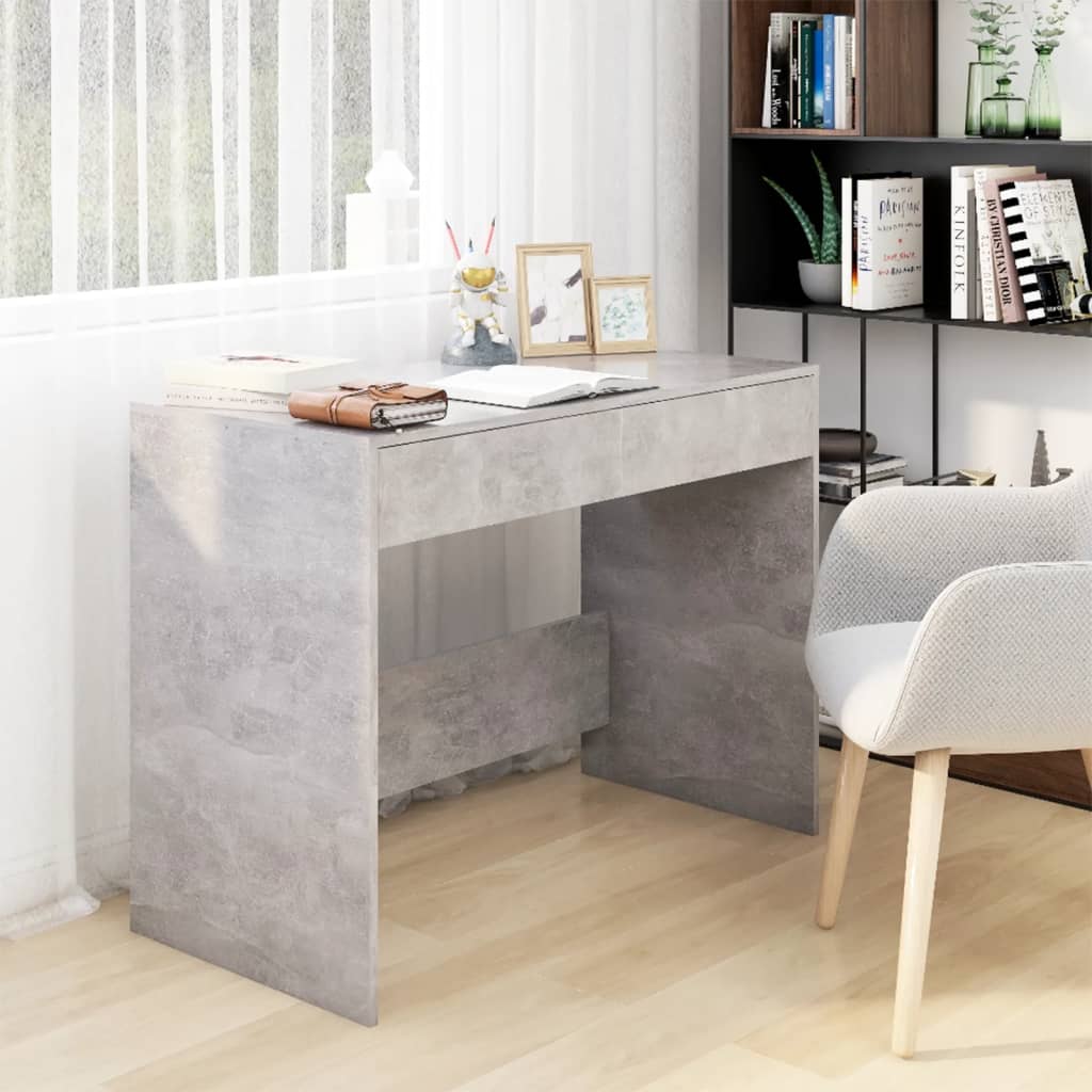 Desk, concrete grey, 101 x 50 x 76.5 cm, chipboard