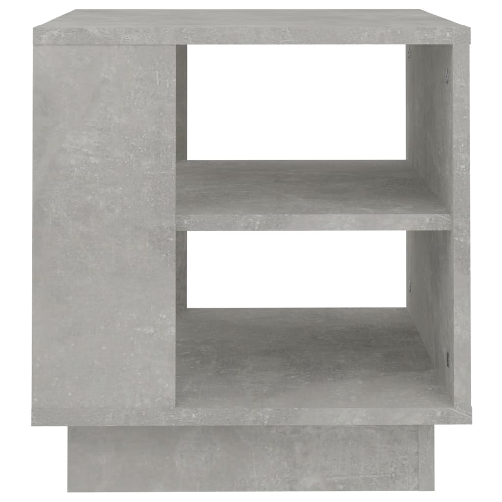 Măsuță de cafea gri beton 40x40x43 cm lemn prelucrat