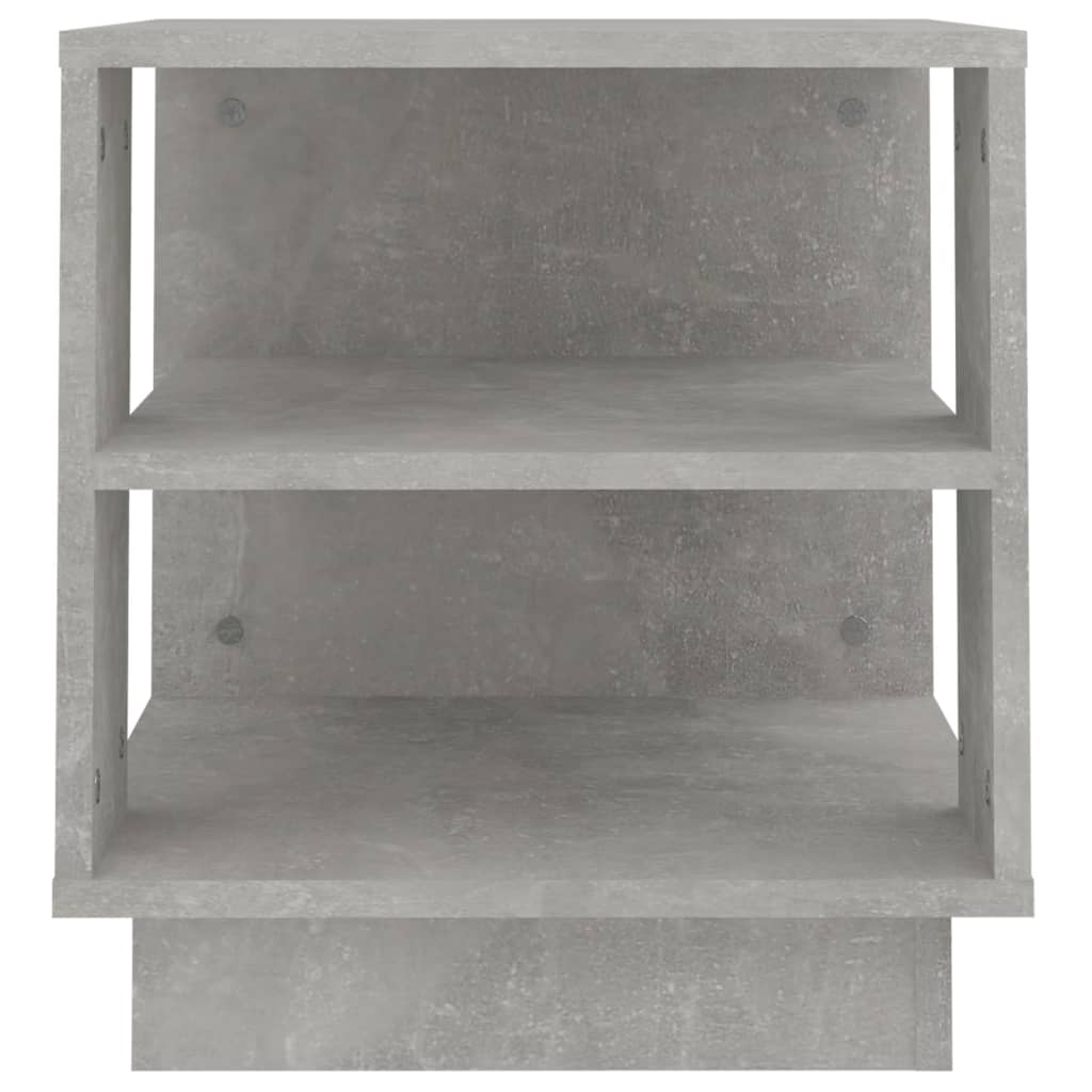 Măsuță de cafea gri beton 40x40x43 cm lemn prelucrat