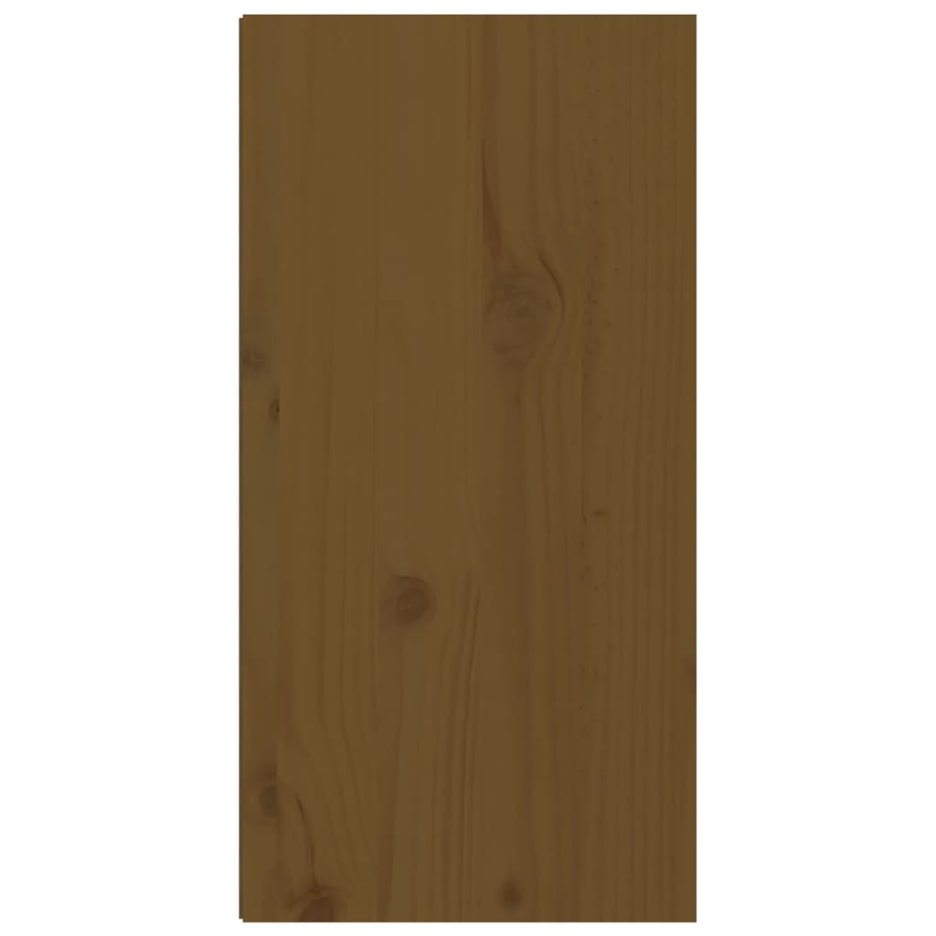 2 wall cabinets, honey brown, 30x30x60 cm, solid pine wood