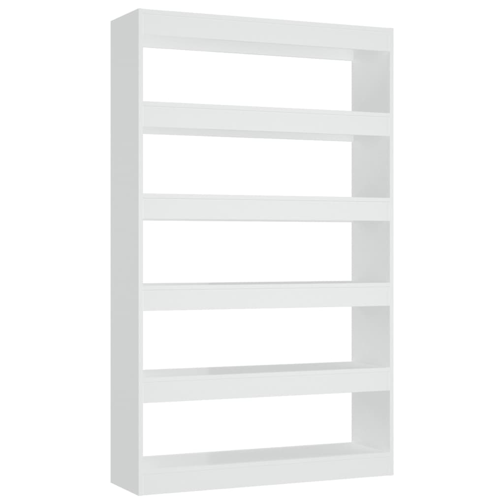Bookcase/Room divider, white, 100x30x166 cm
